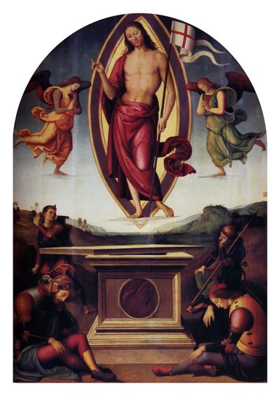 Resurrection by Pietro Perugino